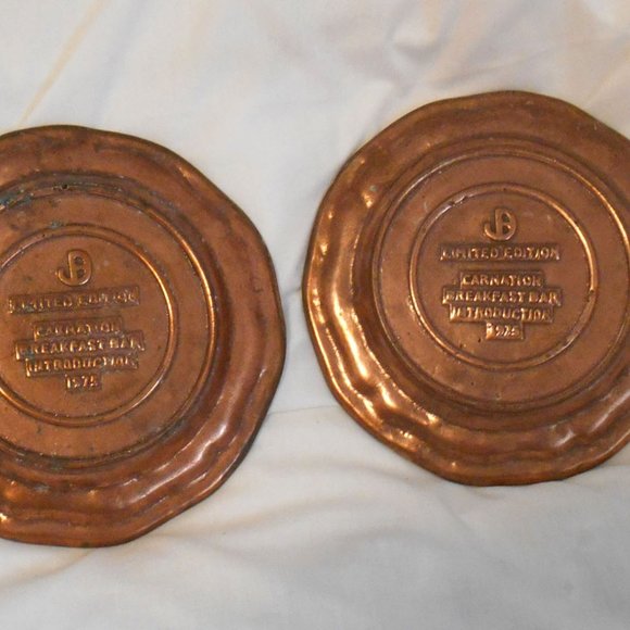 Carnation Breakfast bar 1975 promotion plates - Picture 2 of 4